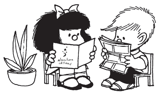 mafalda with ee book